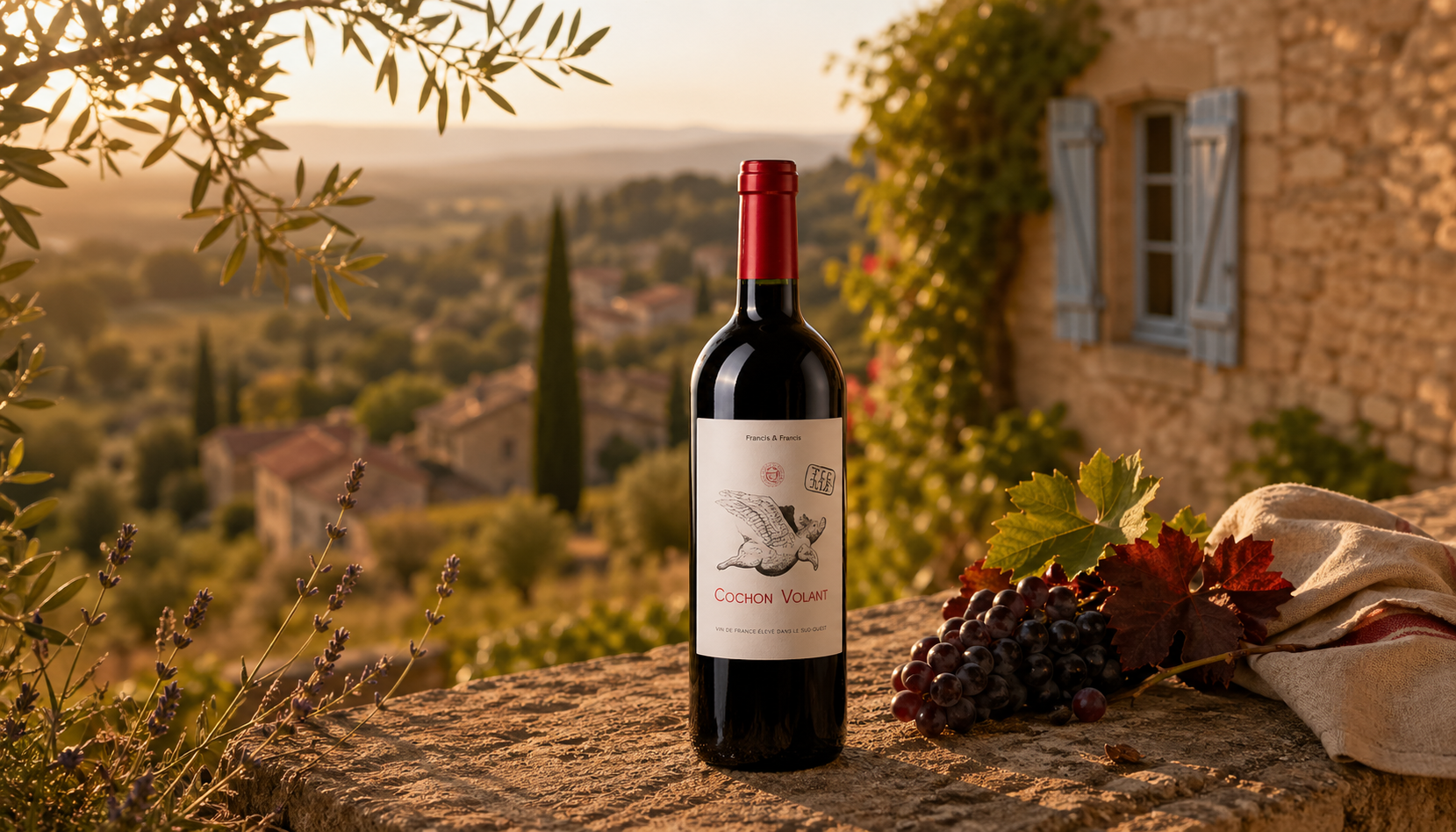 Cochon Volant rouge 2024