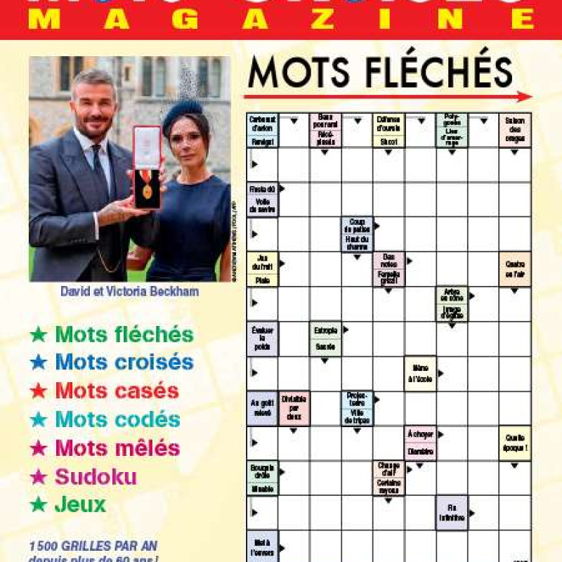 MOTS CROISES MAGAZINE - MOTS FLECHES 